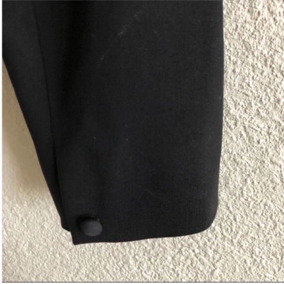 Ulla Johnson Black Open Front Lightweight Blazer Wool Silk - Picture 4 of 9